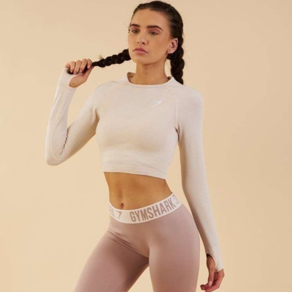 Gymshark vital seamless crop long sleeve